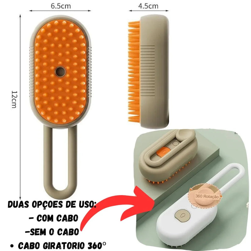 3 em 1 Escova para banho relaxante e antiestress